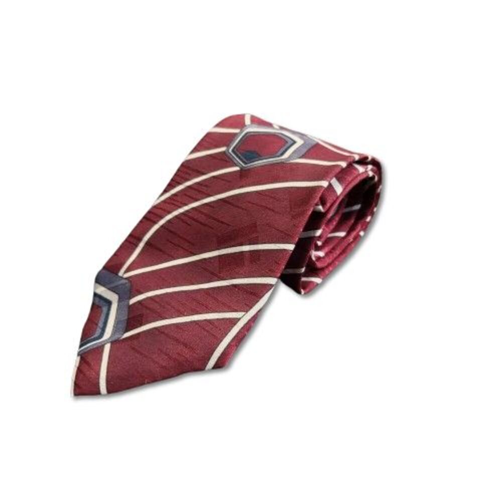 Bugle Boy 90s Necktie Tie 57" L  Geometric Colorful Retro USA
